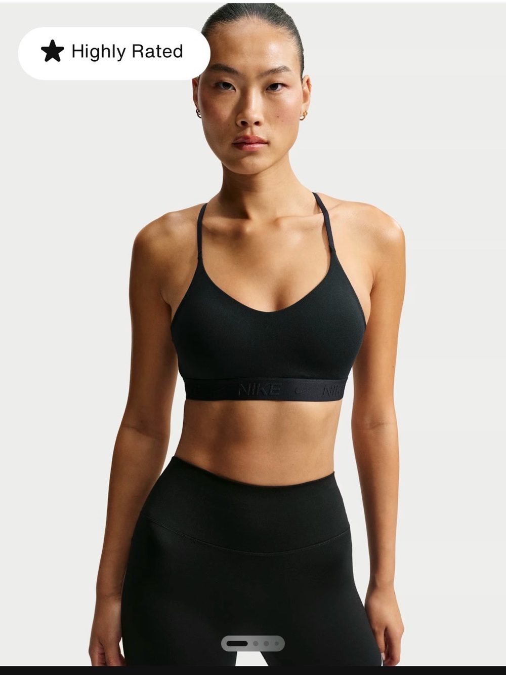 Black Nike Indy Bra